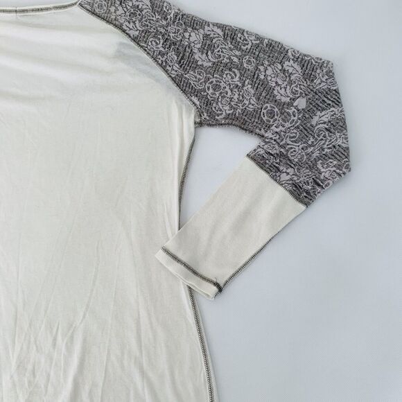 Fox Head Shirt Women XL XLarge White Gray Lace Long Sleeve Racing Travel Casual - Picture 10 of 16